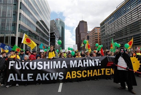 La manifestation à Berlin