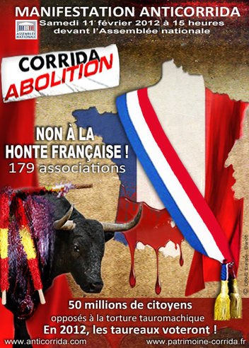 Manifestation anti-corrida