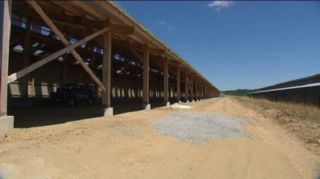 La ferme usine en construction