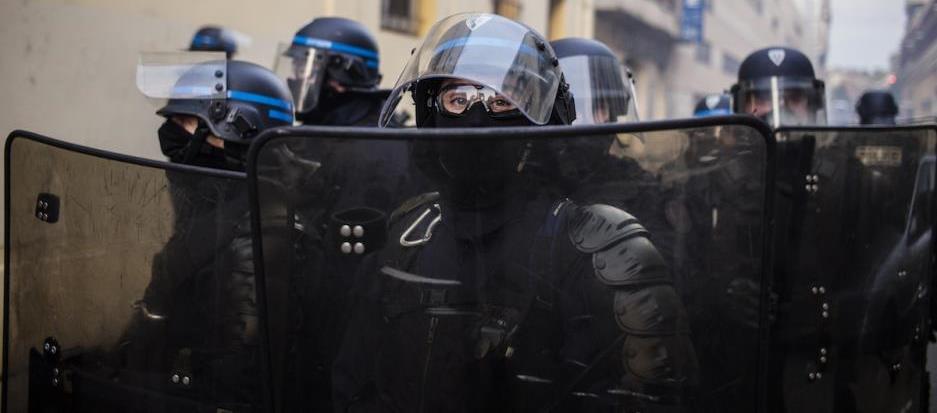 CRS à Toulouse, 8 /11/2014. Manifestation hommage à Rémi Fraisse CRS à Toulouse, 8 /11/2014. Manifestation hommage à Rémi Fraisse