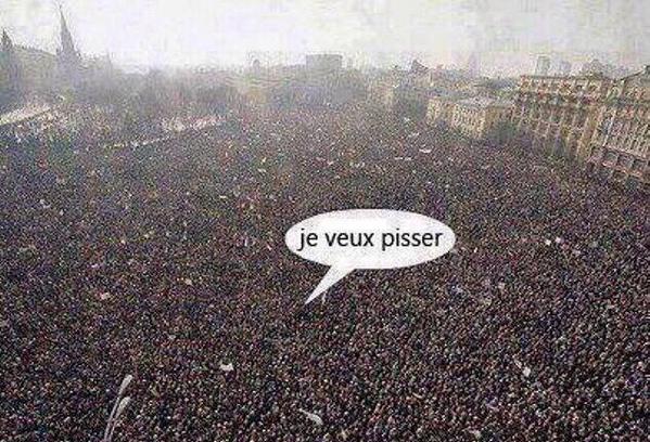 Une belle manif